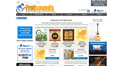 Desktop Screenshot of fretsounds.co.uk