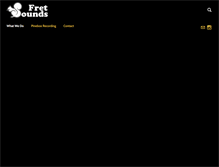 Tablet Screenshot of fretsounds.com